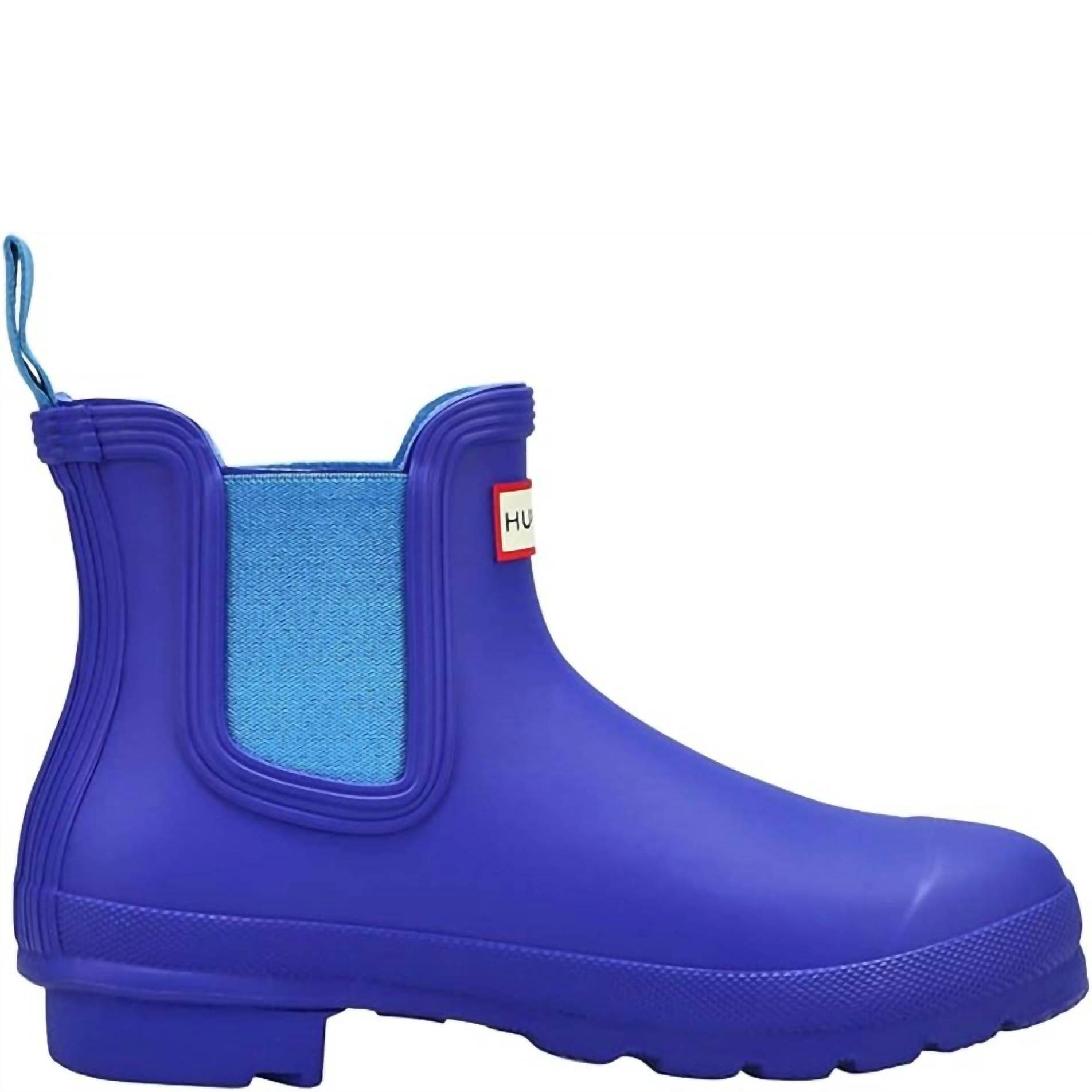 New Hunter Women's Original Chelsea Rain Boot In Indigo